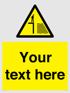 Custom Deep Water Sign